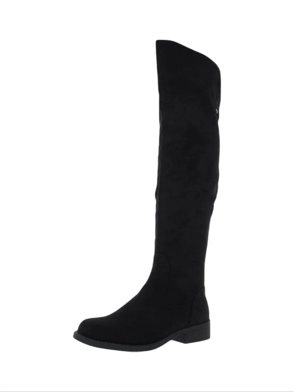 NWOT Sun & Stone Over-The-Knee Black faux Suede Boot - Women 7.5